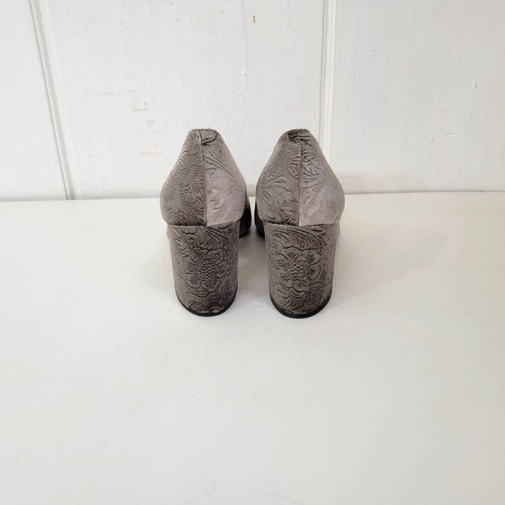 Marc Fisher Taupe Velvet Pumps Size 11M - Picture 6 of 9